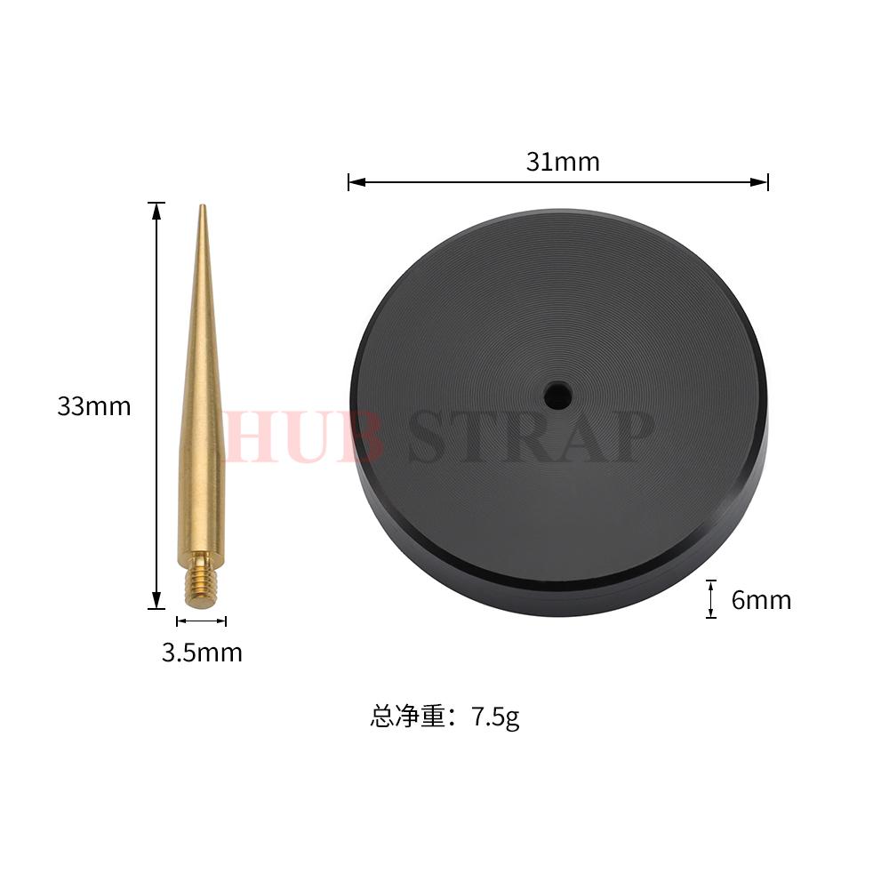 Brass Balance Holder Tack Tool Practical Repair For Watch Adjust Beat Round Base Wear Resistance Copper Needle Accessory Stand
