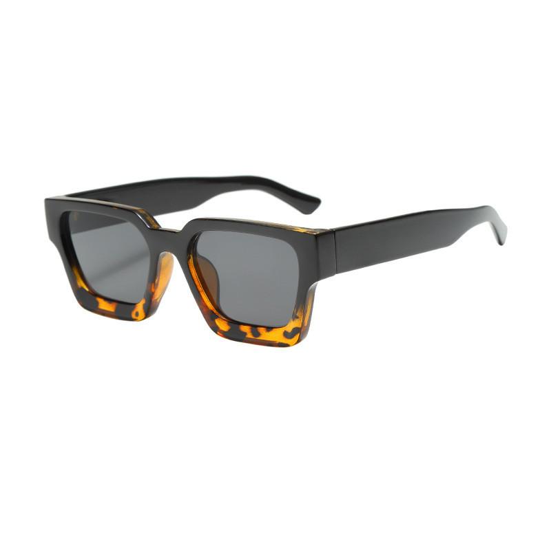 Mens Retro Square Frame Sunglasses With Uv400 Protection For Outdoor Activities And Driving