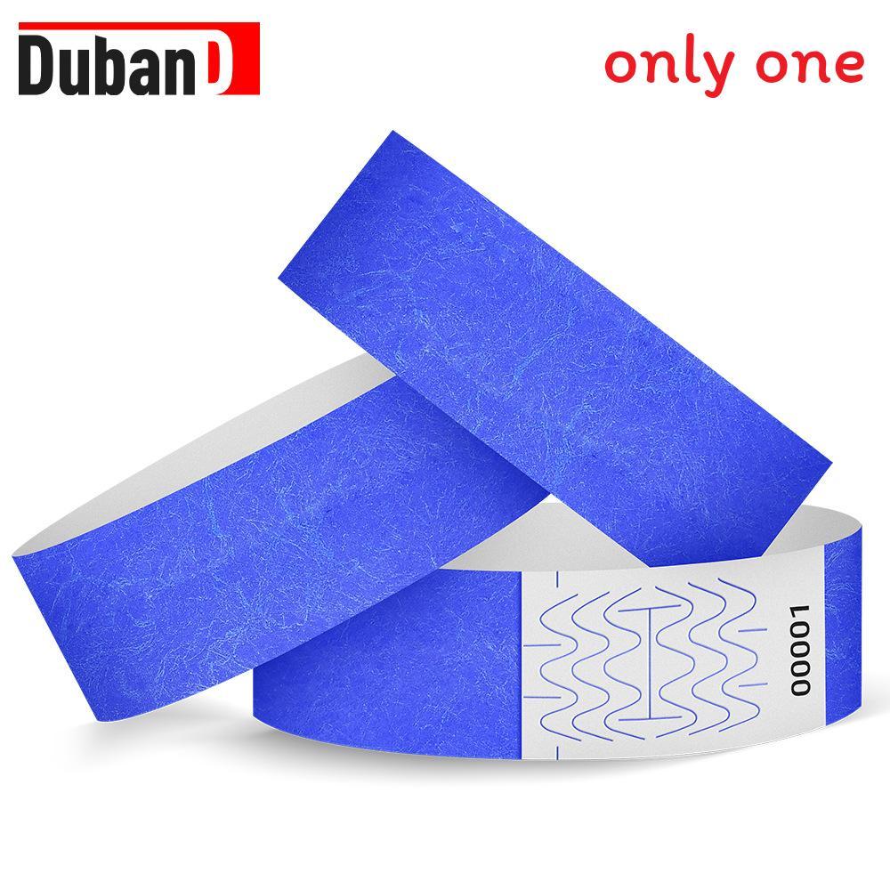 Waterproof Dupont Paper Wristbands With Uv Printing For Childrens Playground And Pool Access