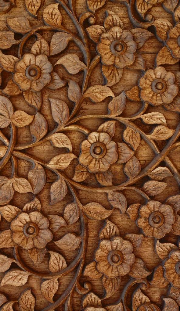 GLASPLATTE PANEL TISCHPLATTE 30x52 HOLZ