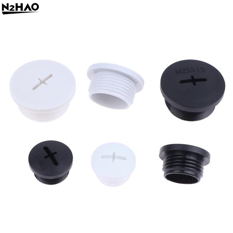 10 Bucăți Dopuri din Plastic în Formă de Cruce Nailon Impermeabile Calitate Înaltă Dopuri pentru Găuri Filetate M16X1.5 M18X1.5 M20X1.5 M22X1.5 M25X1.5