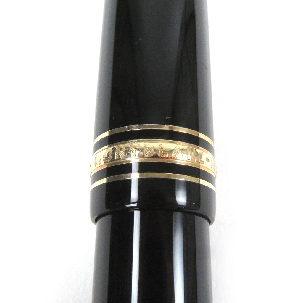 Excellent MONTBLANC Fountain Pen Meisterstck 149 Cap Type Black Gold 18K Mens Used