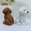 Desktop Dog Ornament 3D Printed Figurine Cute Small Puppy Statue Collectible Figurine Animal for Home Office Desk Shelf Decoration