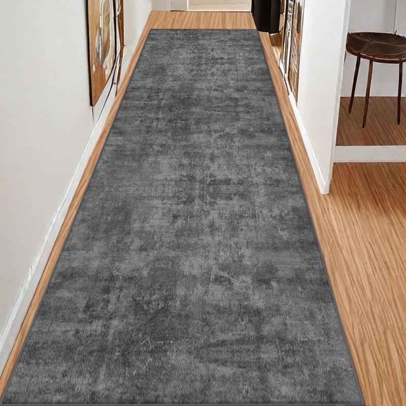 

Простой стиль Длинный ковер для коридора Однотонная декорация Дом Гостиная Коврик-дорожка Холл Лестница Проход Нескользящий коврик для пола 1.9x6.5ft(60x200cm)