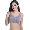 Plus Size Seamless Wire-Free Front Opening Maternity Nursing Bra for Women