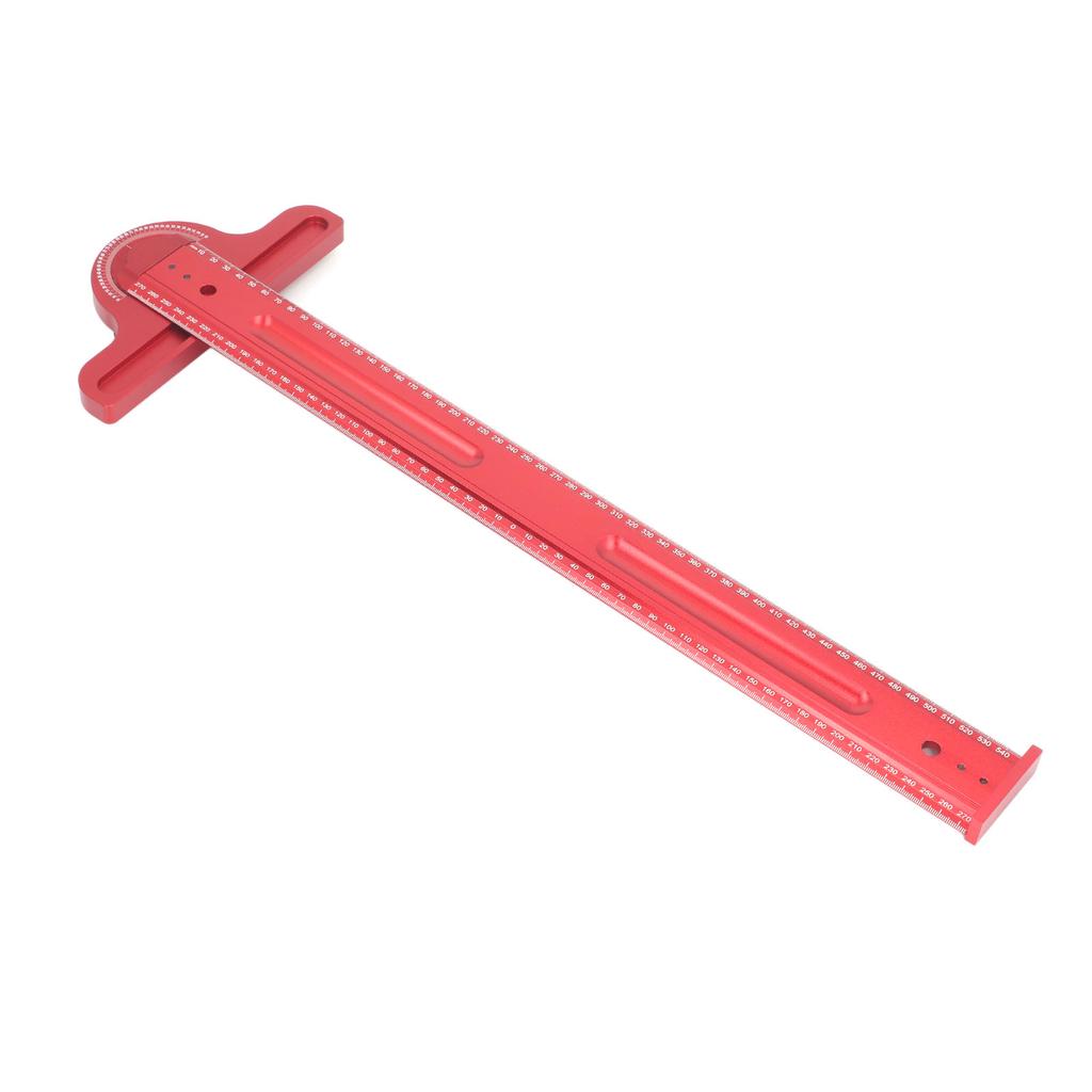 Woodworking T Square 550mm 0 To 180 Degree Angle Finder Ruler Aluminum Alloy Scribing Tool