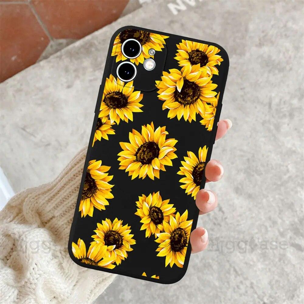 Модный мягкий милый анимационный телефон для Iphone 6 Mini 8 13 XS Plus Pro XR Max X 7 12 6s 11 14, силиконовый прямой чехол из ТПУ 13pro Max for Iphone чёрный