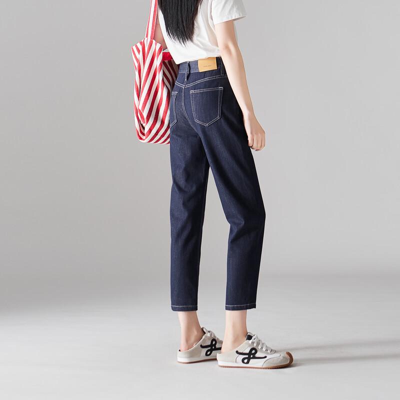 SOFSIL Women's High-Waisted Cropped Slim Jeans