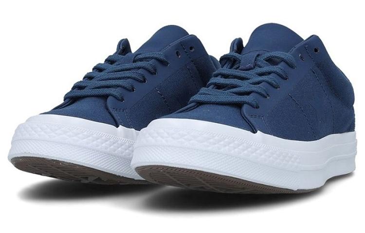 One Star Converse Low 'Marineblau Weiß' 163368C