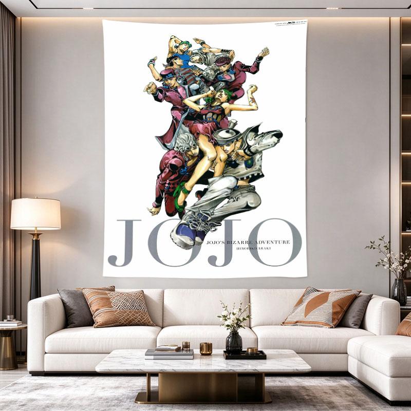 JoJo's Bizarre Adventure Hirohiko Araki Exhibition Poster All JoJos Dynamic Poses