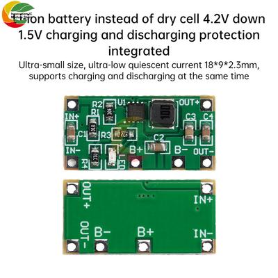 Lithium Battery Charging Module for Toy Remote Control 1.5V 3V 4.2V Microcontroller Conversion with Discharge Protection