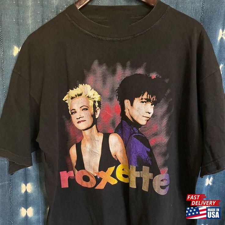 Trend Roxette Band White Cotton 1side All Size Shirt Gift For Fan Unisex T-Shirt