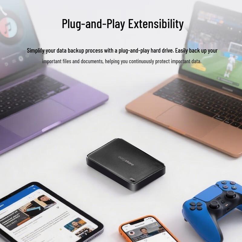 WD easystore 6TB USB 3.0 Portable External Hard Drive