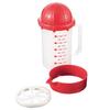 Shake Powder Shaker, Oyatsu DESE D-501, Red, 700ml