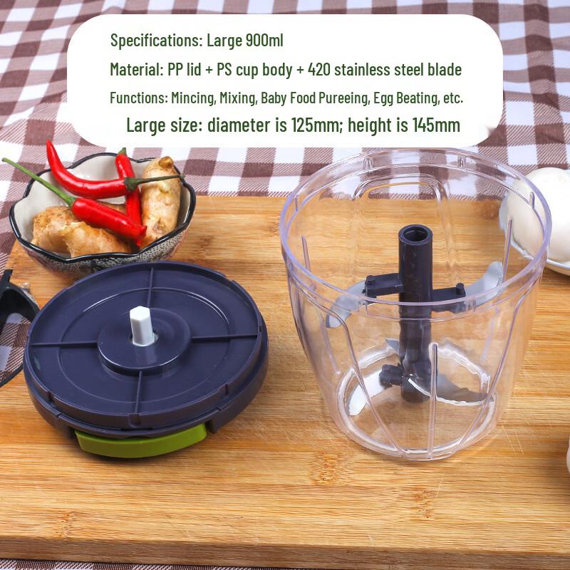 ZISIZ Manual Multifunction Food Chopper