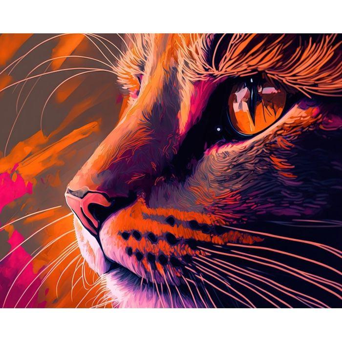Peinture au numéro Chat 40 x 50 cm