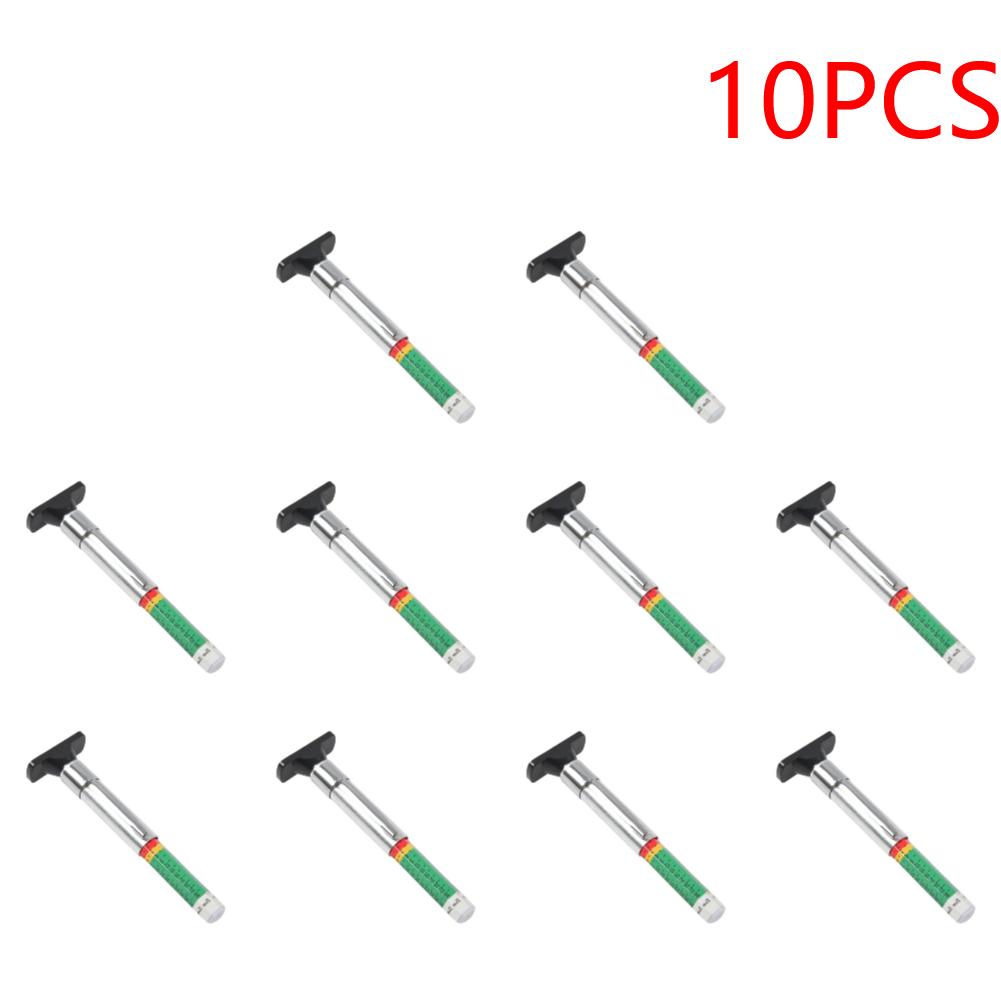 25mm Car Wheel Tyre Cylindrical Measuring Ruler Digital Tire Tread Pattern Depth Gauge Meter Automobile Repair Tool