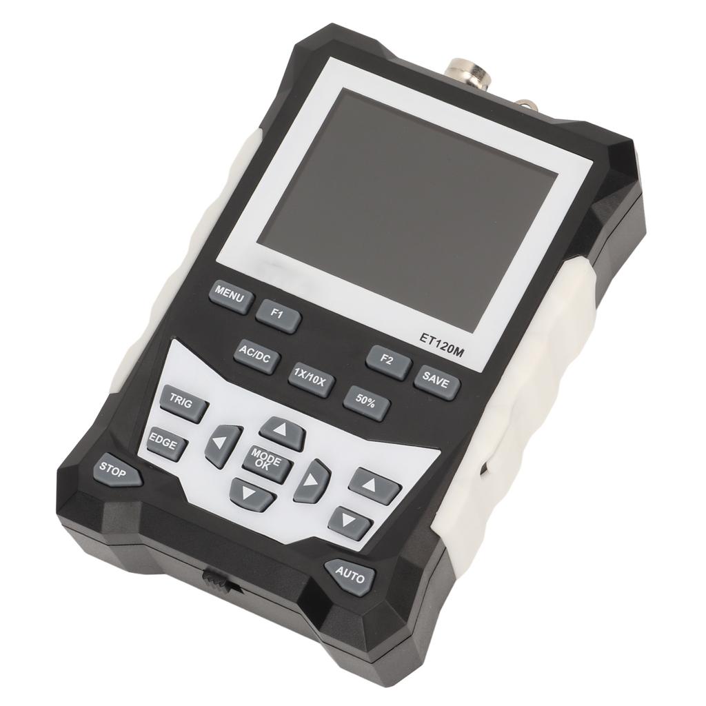Handheld Oscilloscope 120MHz Waveform Bandwidth High Accuracy 2.4in TFT Digital Color Analog Oscilloscope Kit