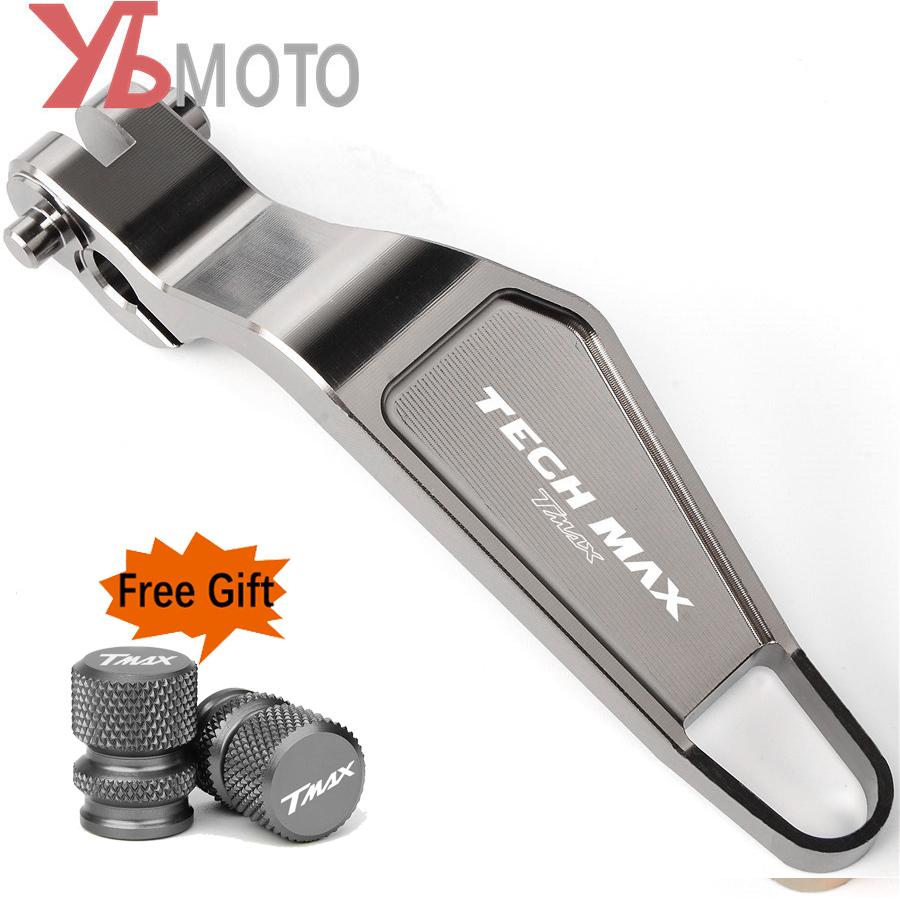 LOGO Tech Max TMAX Motocyklová hliníková páka ruční brzdy pro Yamaha TMAX 560 TMAX560 2022 2023