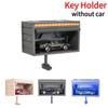 Car Garage Key Holder Front Door Car Key Holder Creative Wall Mount Key Organizer With Opening Door Garage Shaped Key Holder Set