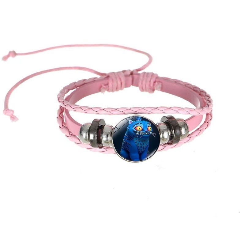 Das Hexenjäger-Team Armband, Zeitstein-Armband, Modisches Rosa-Schwarzes Armband