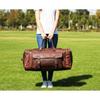Newly Handmade Vintage Genuine Goat Leather Travel Duffel Luggage Cross Body Bag