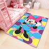 Cute Cartoon Carpet Minnie Mouse Printed Rug for Home Living Room Bedroom Kids Room Decor Non-slip Floor Mat Next Day Shipping