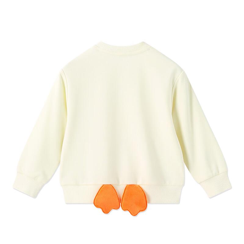 B.Duck Boys' Playful Duck Crew Neck Sweatshirt