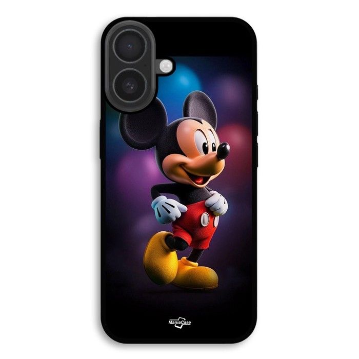 Coque de téléphone - MANIACASE - iPhone 17 - Silicone TPU - Souple - Mickey ballons colorés