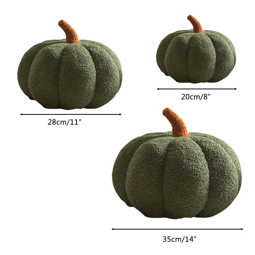 Künstlicher Kürbis Plüschkürbis Herbsternte Stoffkürbis Halloween Thanksgiving Dekorationen