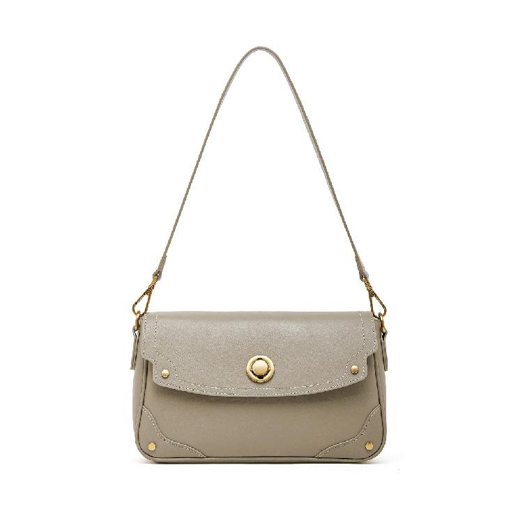 2025 New Fashion Commuter Versatile Genuine Leather Women's Bag Niche Design Handbag Single Shoulder