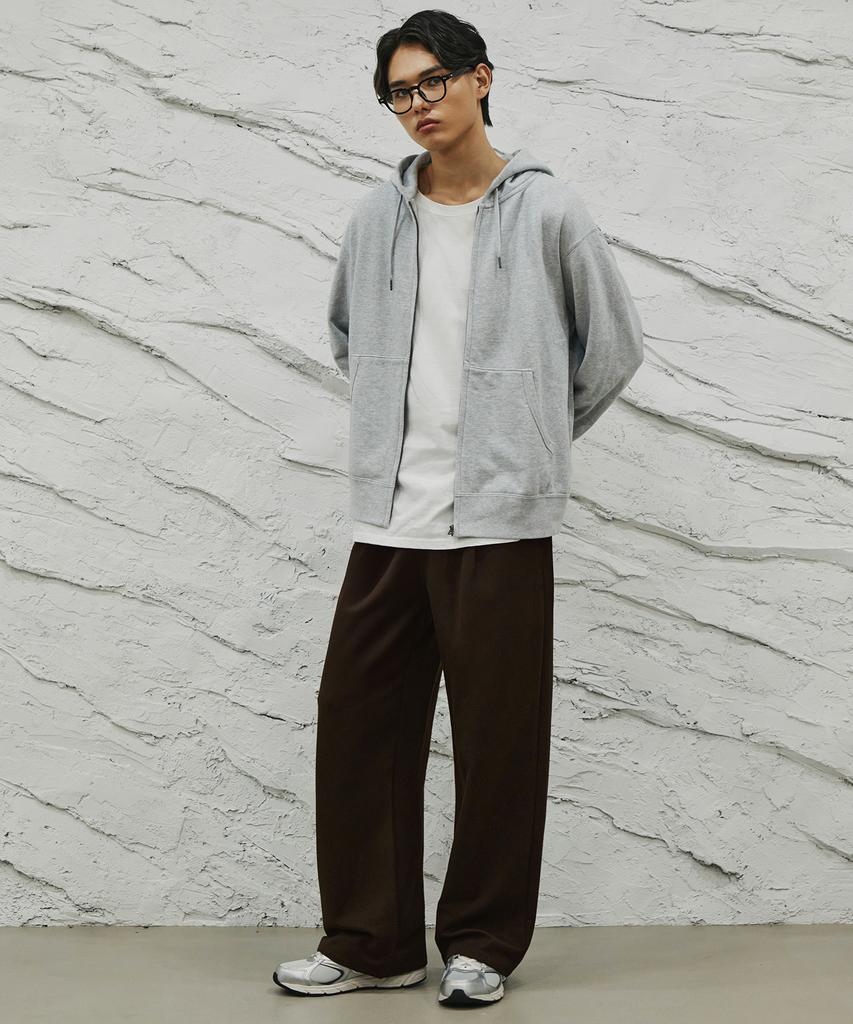 SIGNATURE [2Pack] Single-Pleat Wide Banded Slacks [4 Colors]