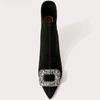 Fashion Rhinestone Skinny Heel Skinny Boots Autumn New Pointed Toe Suede Sleeve Non-Slip Anti-Shorthole Boots