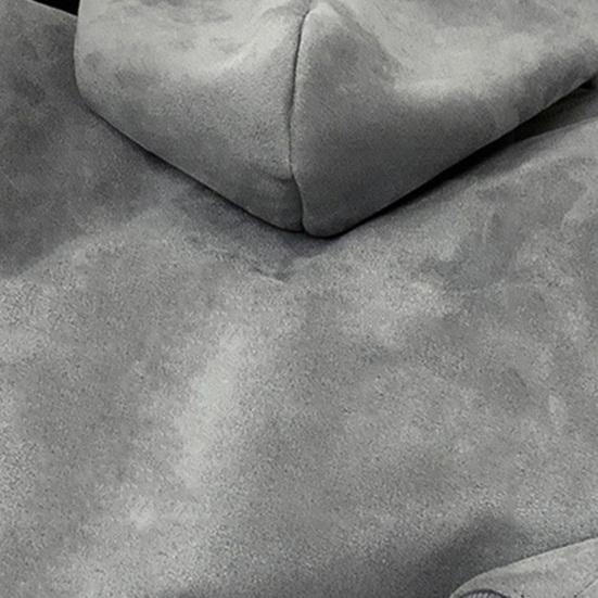 Felpa con cappuccio unisex autunno inverno tinta unita ricamo lettere maniche lunghe polsino elastico orlo con cappuccio ampia da indossare tutti i giorni casual sportiva