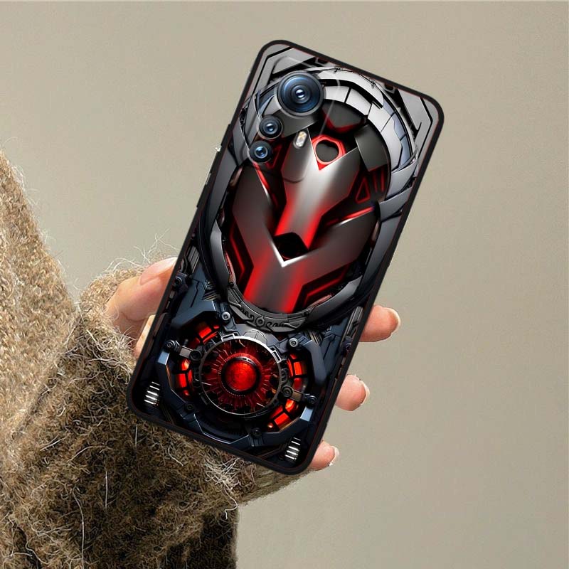 Mechanical style pattern For Xiaomi Mi 15 14 13 13T 12 12T 12S 11 11i 11T Pro Ultra Lite 5G Black Soft Phone Case