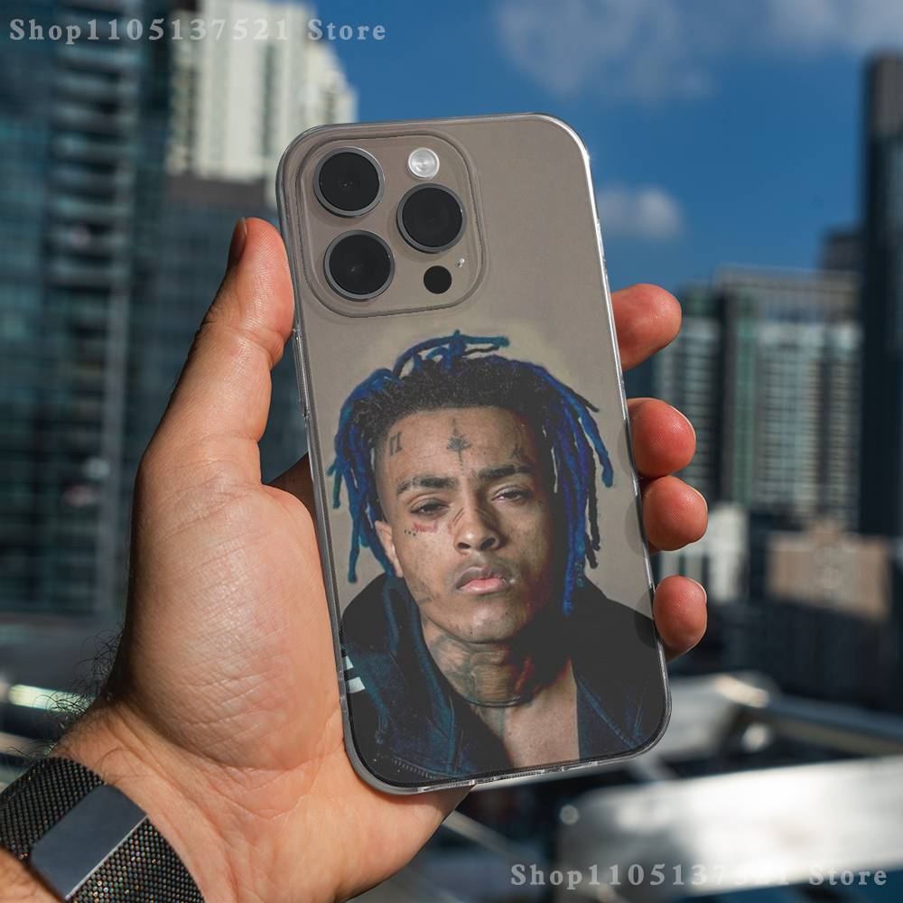 Rapper X-XXXTentacionS Phone Case For iPhone 17,16,15,14,13,12,11 Pro,Max,Plus,X,XS,XR,SE4,E Mini Transparent Soft Cover