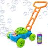 Childrens Electric Bubble Blowing Toy Push Cart Colorful Design For Sensory Engagement