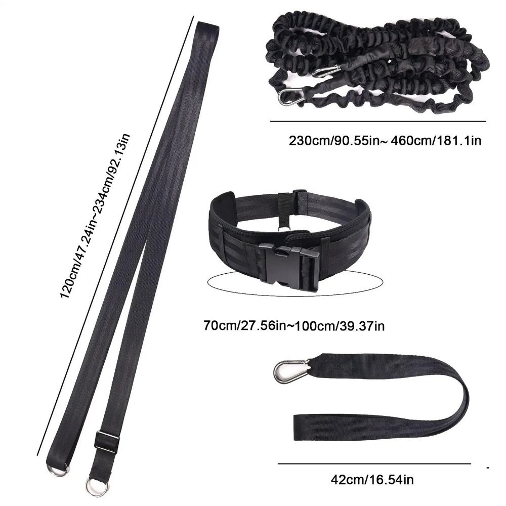 Resistance Bands Swim Resistance Belt Stationary Swimming Pool Swim Trainer  Sports Equipment