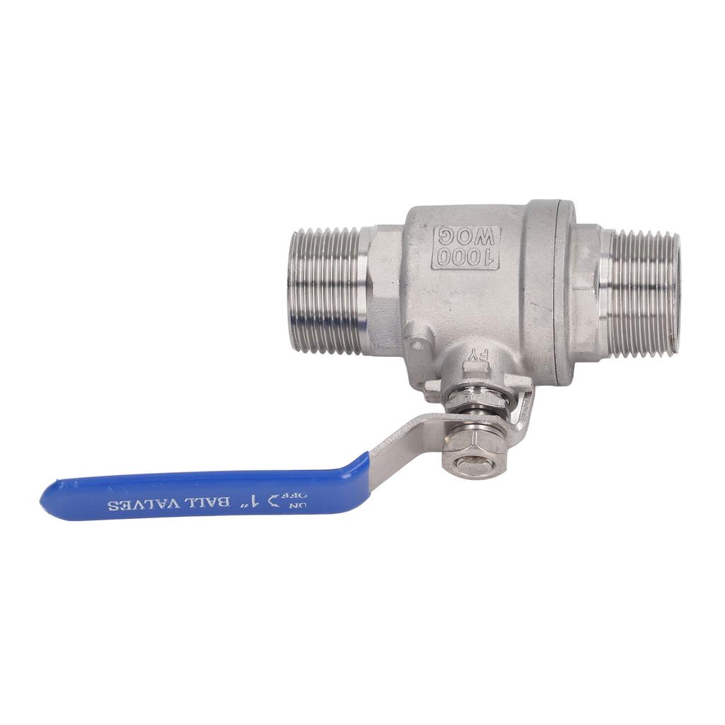 Kugelhahn Außengewinde 1 Zoll Edelstahl Gute Abdichtung NPT Kugelhahn für Wasser Öl Gas