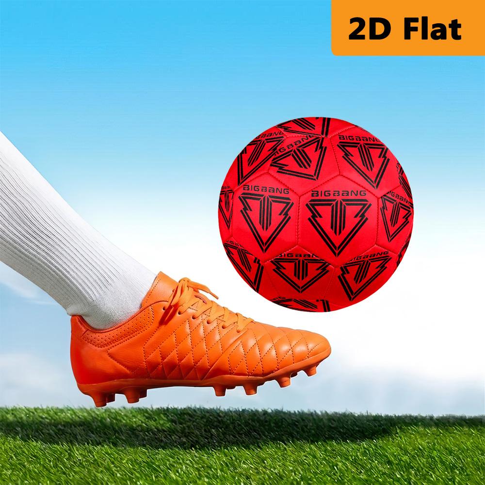 Bold Design: Big Bang Symbolism Football Suitable for Both Training and Competition Outdoor Sports Very Elastic No. 5 Football Entertainment