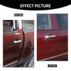 Outer Door Handle Covers Decorative For Chevy Silverado GMC Sierra 2014- ,ABS Silver