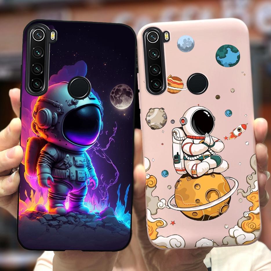 For Xiaomi Redmi Note 8 Case Redmi Note 8T Cute Astronaurts Cartoon Cover Soft TPU Phone Case For Redmi Note 8 Pro Note8 T Shell
