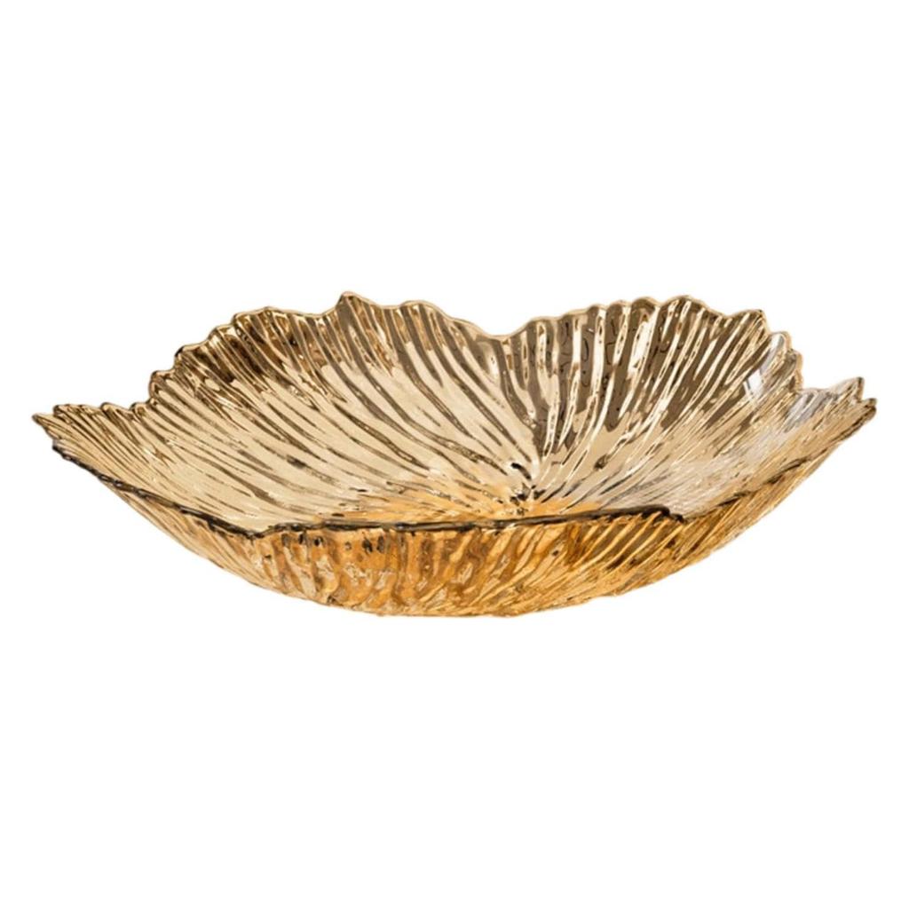 Transparent Acrylic Petal Fruit Tray Multipurpose Candy Nuts Serving Dish Organizer for Living Room Tabletop Home Storage