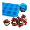 Mini Tart Pan, Silicone Bite-Size Mold for Cupcakes and Chocolates, Non-Stick Candy Baking Tool