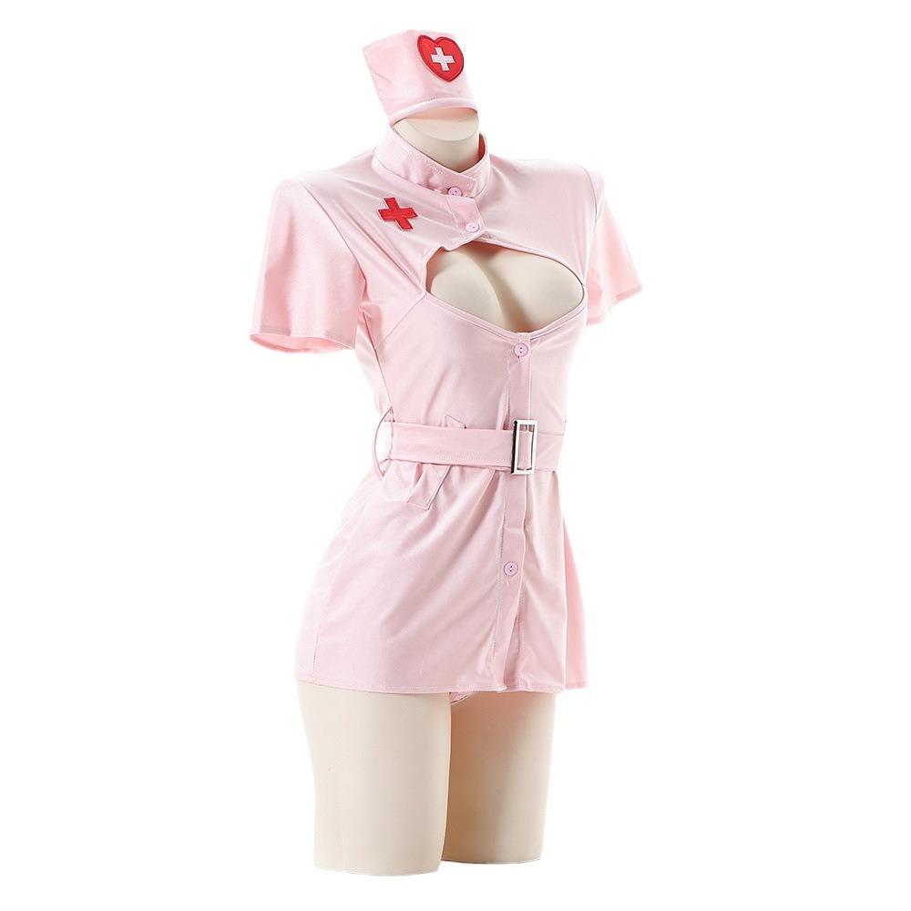 Sexy Lingerie Sexy Pure Desire Nurse Uniform Female Cosplay Passion Clothes Hot Hollow Free Uniform Pajamas