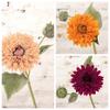 2Pcs Wedding Bridal Bouquet Sunflower Artificial Flowers Greenery Grand Burnt Fake Flower for DIY, Centerpieces Decor, Floral Arrangement Decor