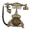Vintage Telephone Classic Corded Bronze Old School for Bar Decor
