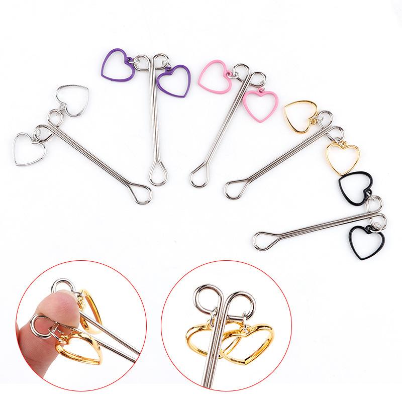 Sexy flirt Nipple Clamps Labia Breast Nipple Clamps With Chain Clips Slave Bdsm Fetish Erotic Toys Sex Tool For women Adult