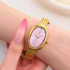 High Quality Gold Wheat Chain Strap Watch Minimalist Elegant Women’s Quartz Classic Sleek Design Stylish Daily Wear G