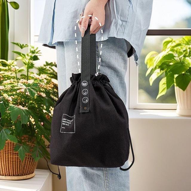 Niche Insulated Lunch Bag - Thermal, Waterproof, Drawstring Bento for Office and Student Use, Breakfast Lunch Box Handbag